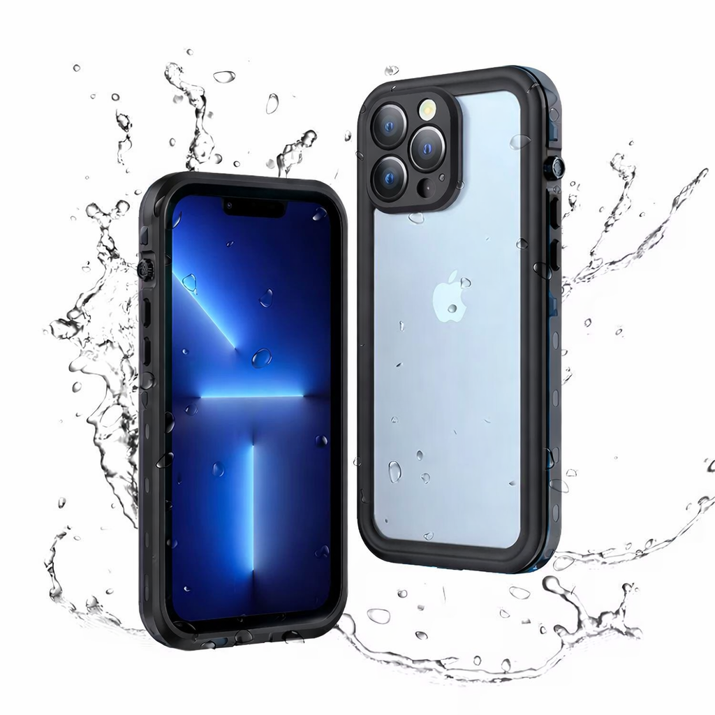 iPHONE 17 PRO MAX IP 68 WATER PROOF CASE BLACK