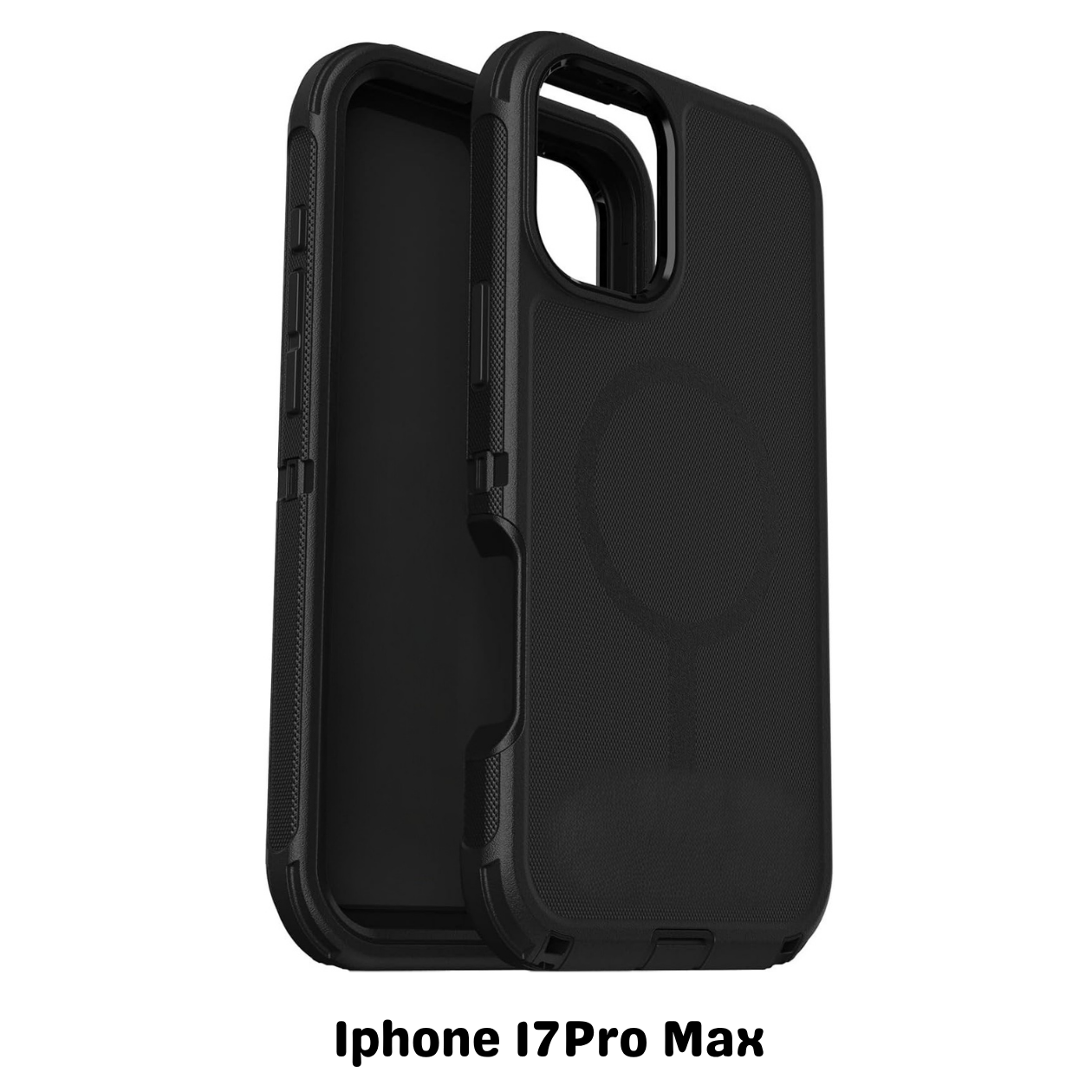 17 PRO MAX DUEL SHELL CASE BLACK